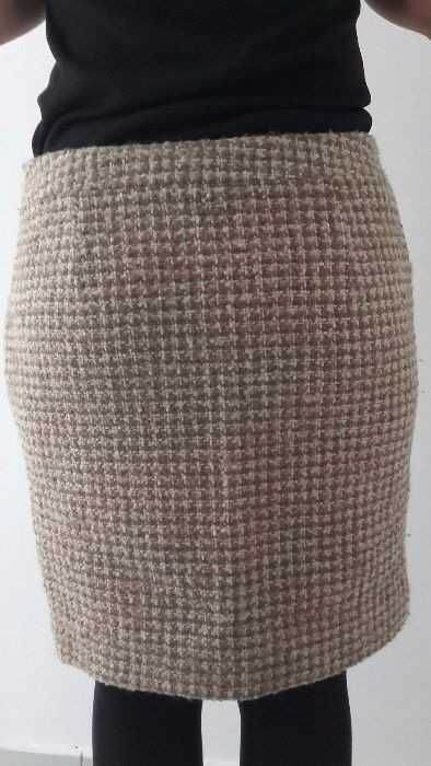 saia tweed: de inverno, número 42, Pedro del Hierro, em ótimo estado