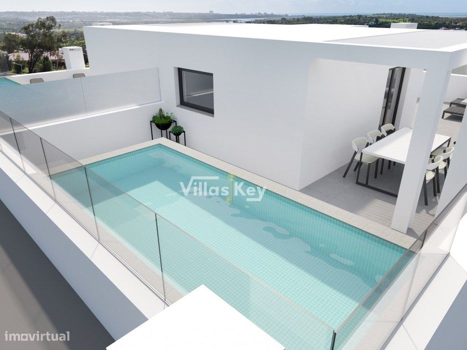 Apartamento T3, com vista mar e Ria do Alvor, piscina e estacioname...
