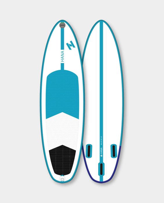 Prancha surf insuflavel hana outdoors 6'6 + leash + bomba