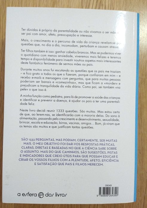Livro "1333 Perguntas para Fazer ao Seu Pediatra"