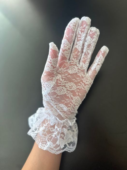 Перчатки весільні