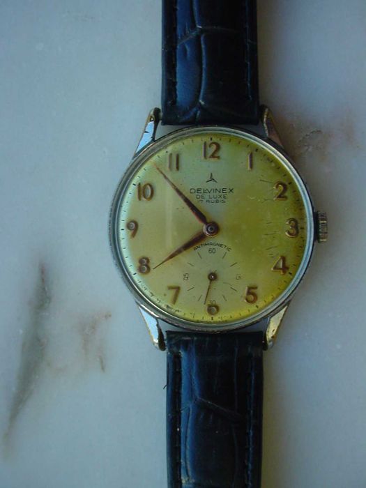 Relógio, Delvinex, De Luxe, 17 Rubis.