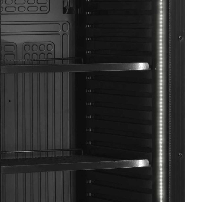 Szafa chłodnicza czarna Tefcold CEV425 LED / 347 l