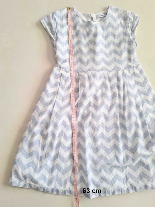 Vestido Knot 6 anos (116 cm) 100% algodão.