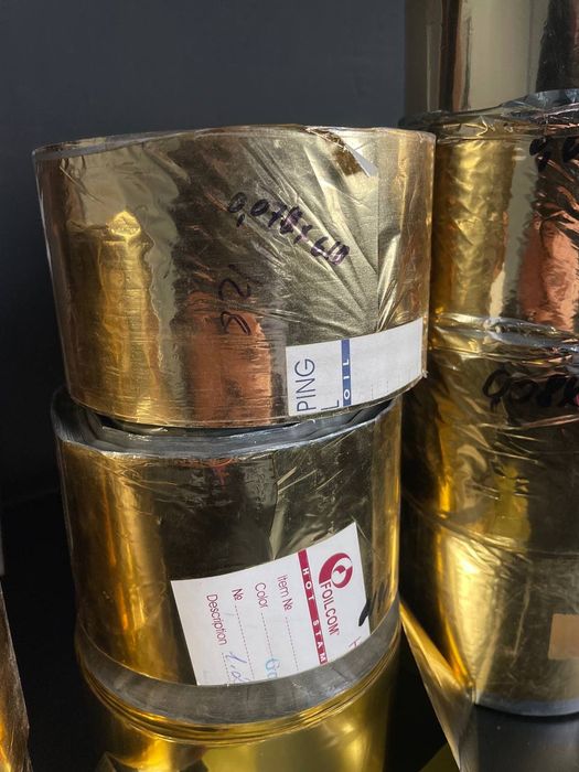 Фольга для тиснення на шкірі поліграфії картонуу