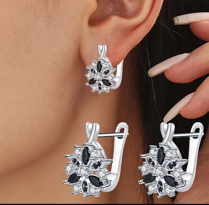 Серьги кольца 3см, 4см, 5см и 6см