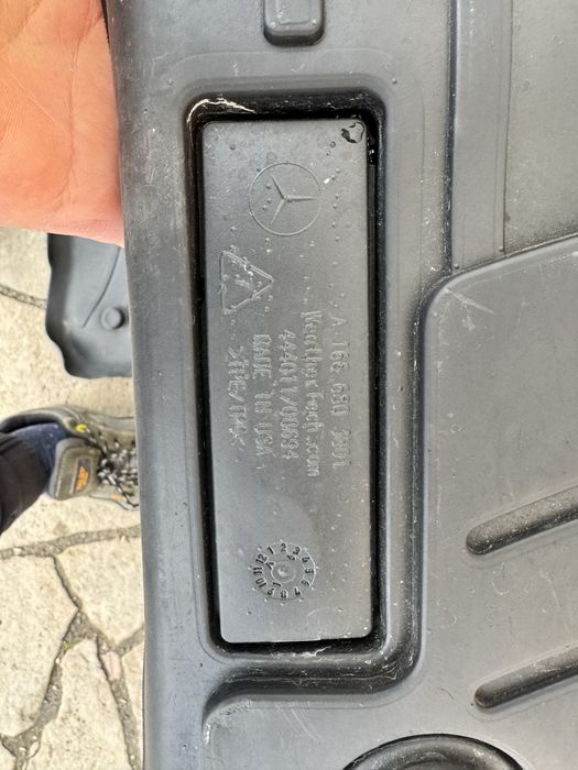 Коврики килимки гумові GLE, ML, W166