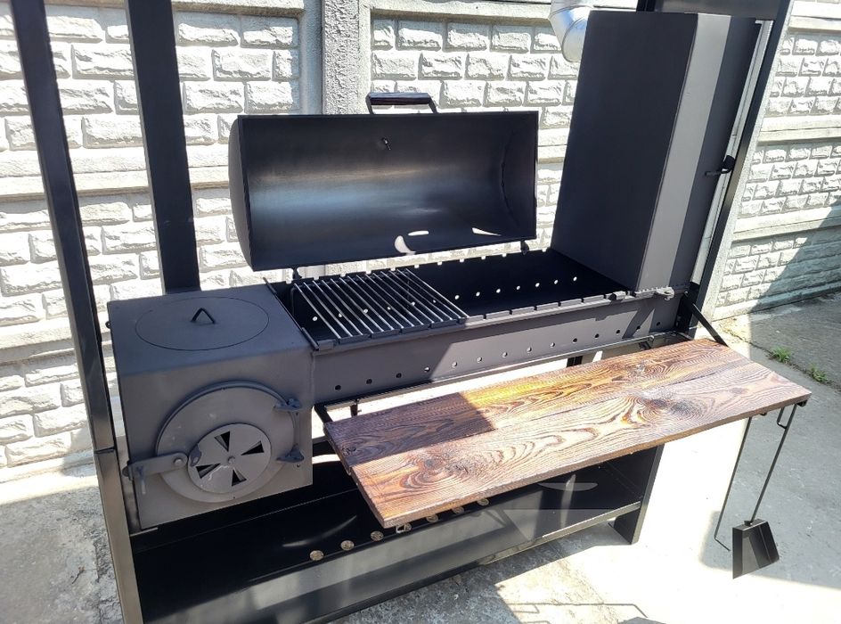 4мм! От Завода! Мангал Коптильня с Крышей и Печкой под Казан