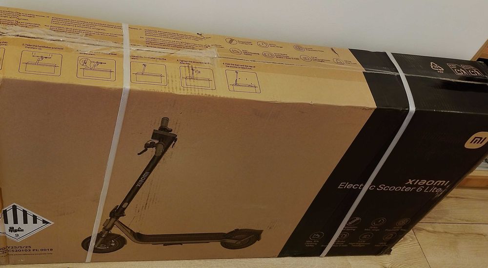Hulajnoga elektryczna nowa - Xiaomi Electric Scooter 6 Lite Black