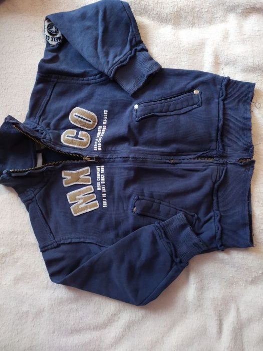 Bluza na suwak Mexx 98/104 i spodnie dresowe H&M 104, 2 sztuki