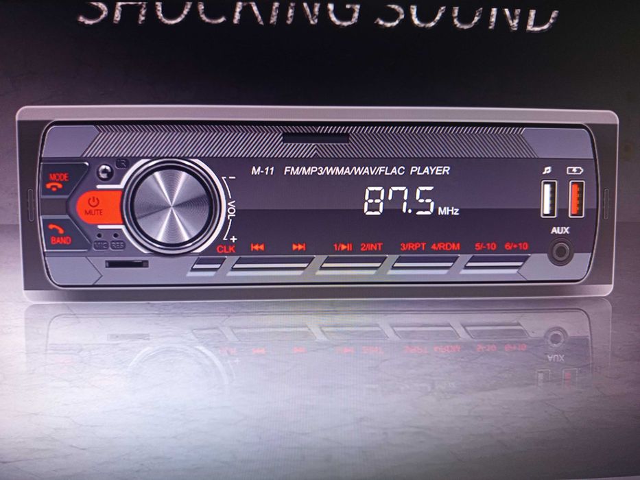 Auto Rádio MP3 Bluetooth USB  Novo
