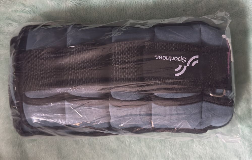 Tornozeleiras ajustáveis de 2,27 kg (5 lb), cinza