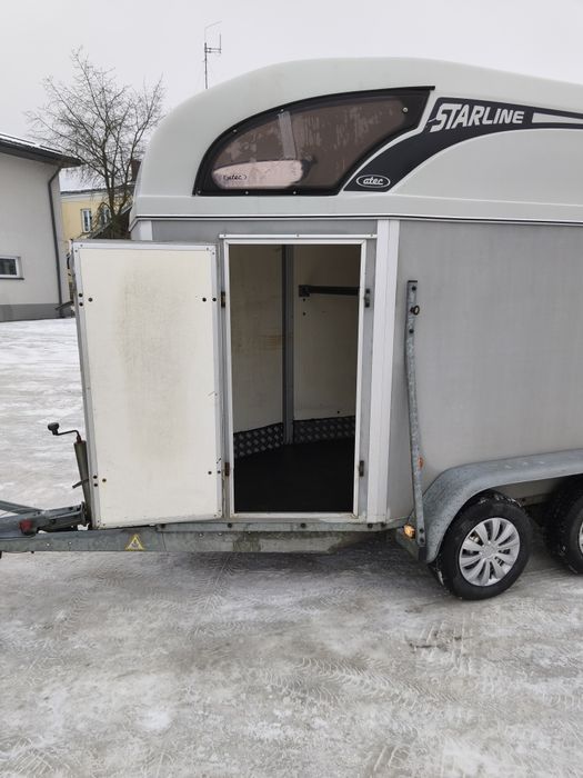 Przyczepa konna dla koni na 1.5 konia Atec 2004r 1200DMC