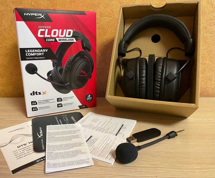 Игровая безпроводная Гарнитура HyperX Cloud II CORE Wireless Black