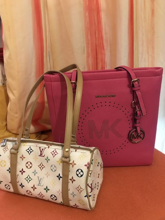 Komplet dwóch torebek Michael Kors oraz Louis Vuitton