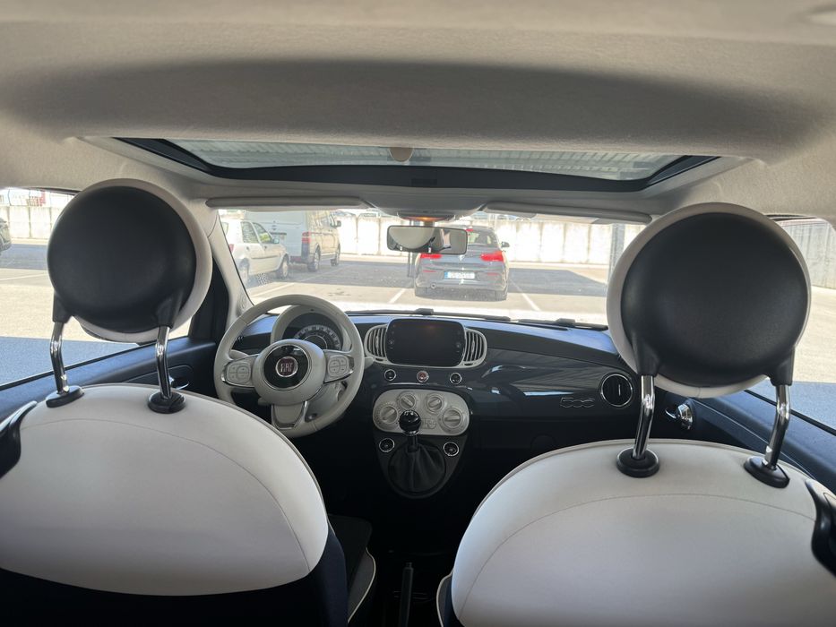 Fiat 500 Lounge-Teto panorâmico-distribuição mudada(fatura)