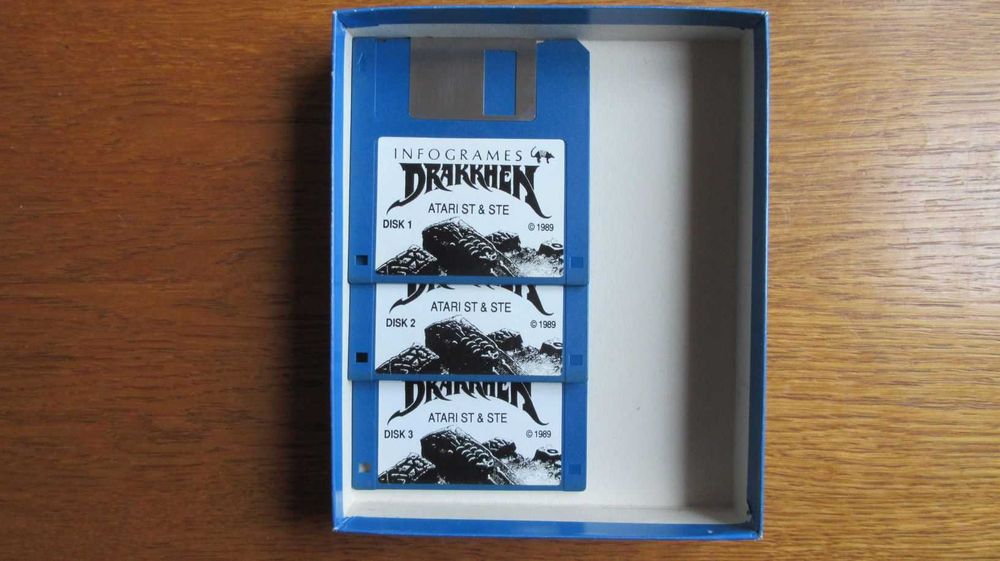 Oryginalna gra Atari ST: Drakkhen