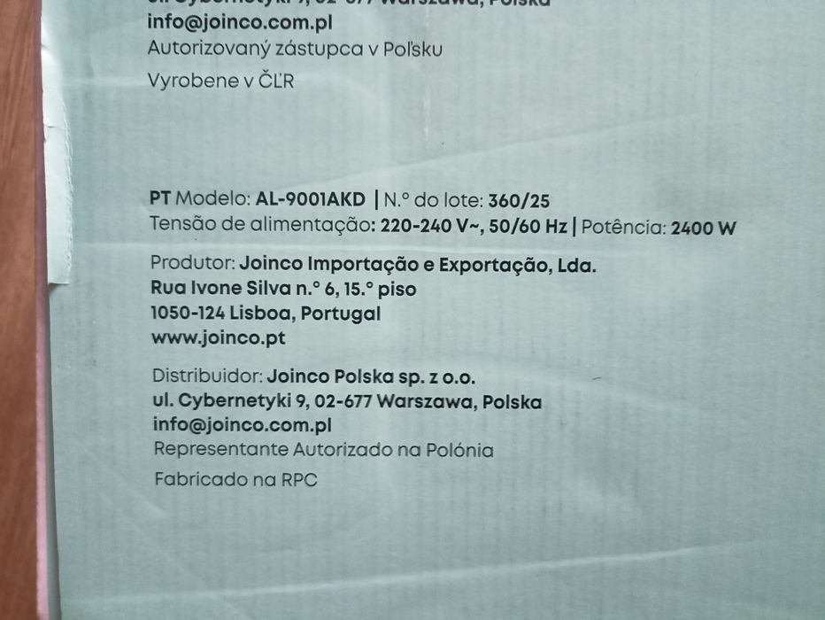 Frytkownica beztłuszczowa 2-komorowa Hoffen airfryer