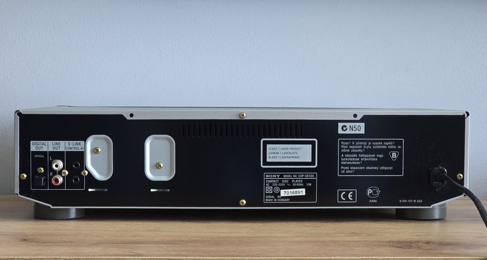 Sony CDP-XE530 z CD-TEXT Odtwarzacz CD Super Stan
