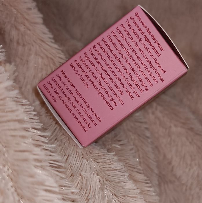 peptydowa maseczka do ust cherry Paese