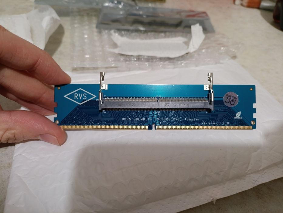 Перехідники DDR5 SO-DIMM на DIMM