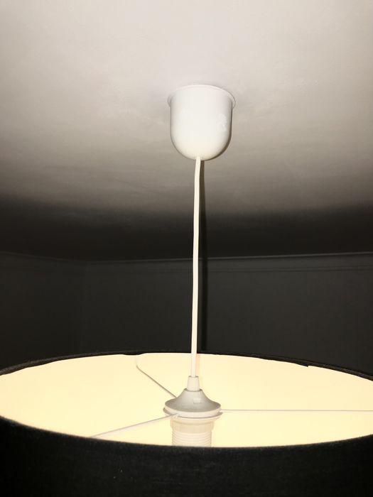 Candeeiro Abajur Preto IKEA (Novo)