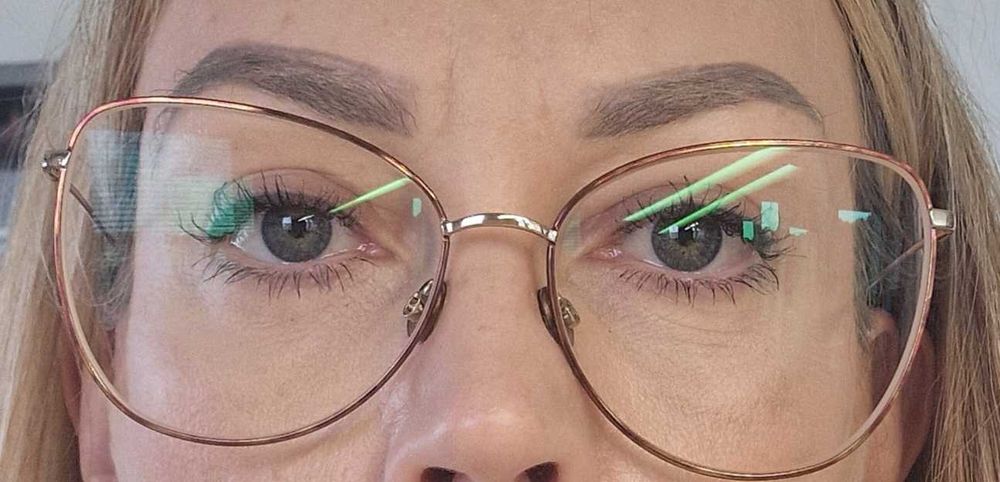 Dior duże oprawki metalowe złote okulary korekcyine -1,75