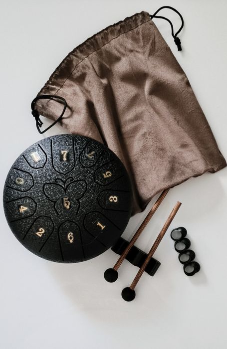 Mini handpan z akcesoriami do gry