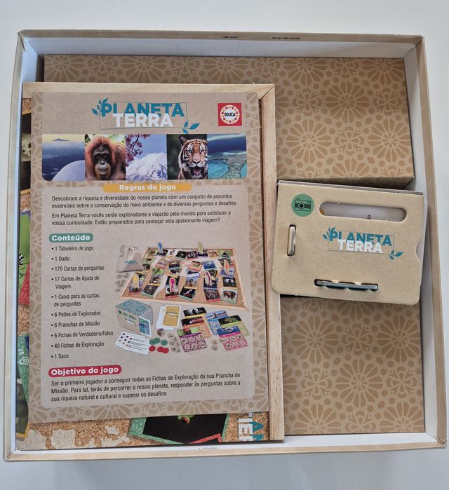 Planeta Terra - jogo educativo tabuleiro