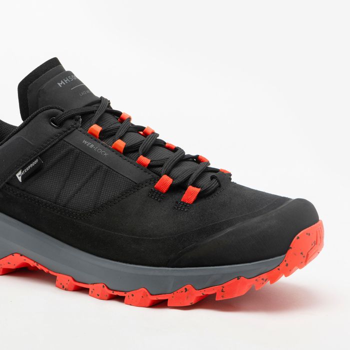 Calçado caminhada impermeável - MH500 preto