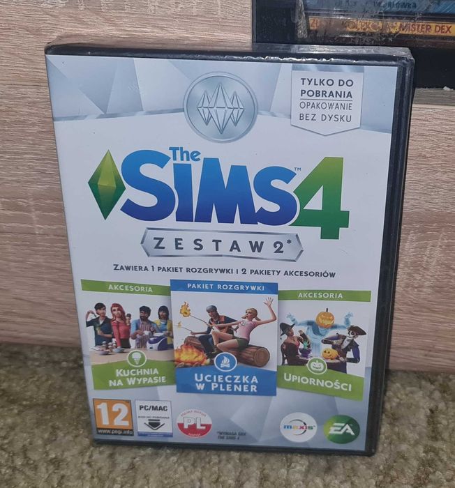 The Sims 4 Zestaw 2 Kuchnia Na / Ucieczka W Plener / UPIORNOŚCI /FOLIA