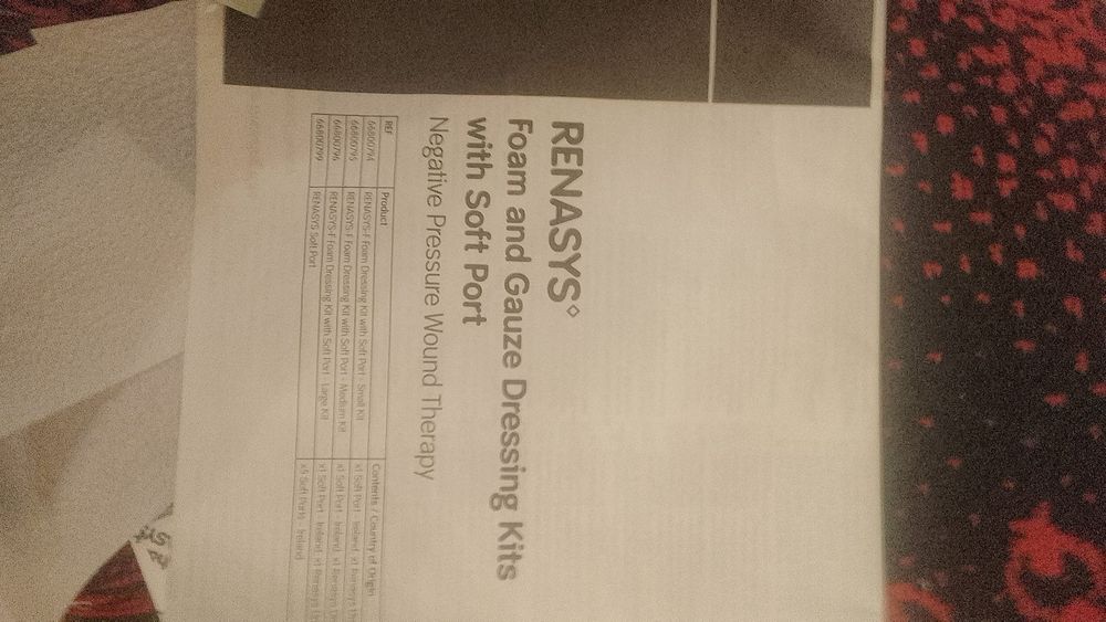 Urządzenire do ran renasys Go 300 ml z wężykiem ,zapakowane hermet
