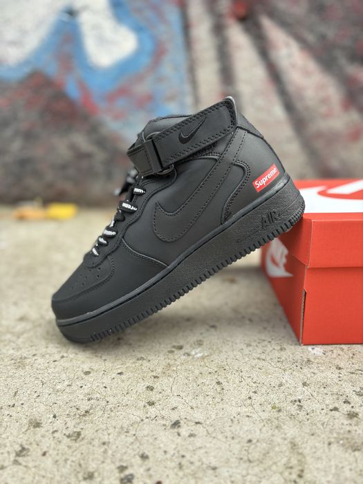 Кросівки Nike Air Force 1 x supreme High Black