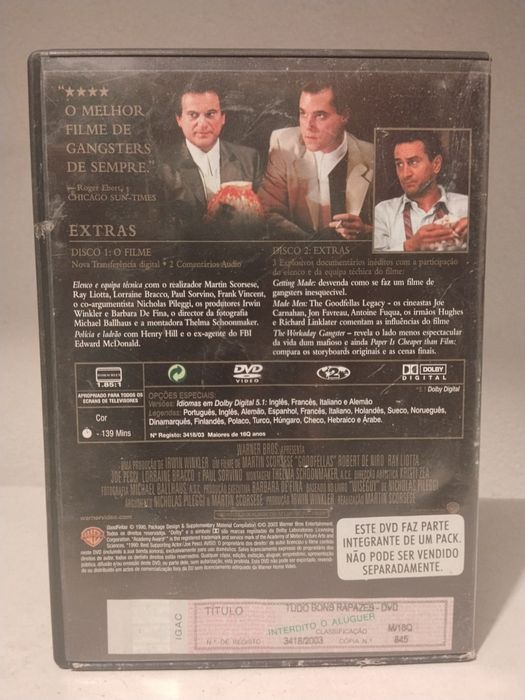 Tudo Bons Rapazes em DVD