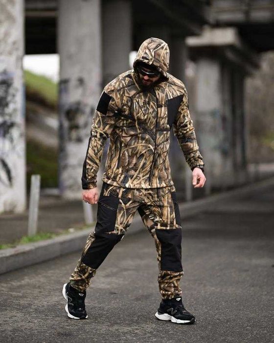 Зимовий тактичний флісовий костюм Wood M-XXXL без передоплати