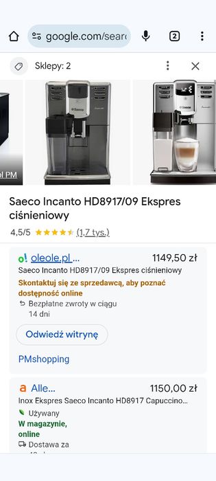 Ekspres do kawy Saeco