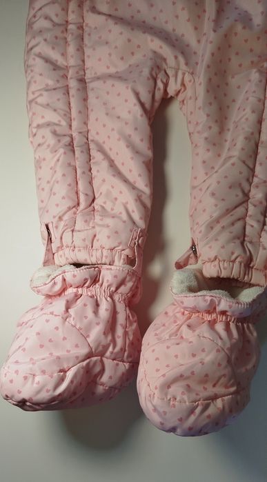 Комбінезон весняний демісезонний для дівчинки 12-18, 80-86 см