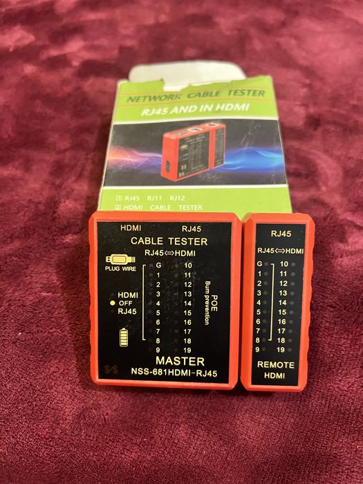 Тестер витой пары  hdma- RJ45