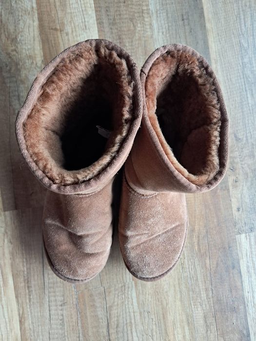 Ugg Classic short II 40 Australia uggi śniegowce skórzane brązowe zima