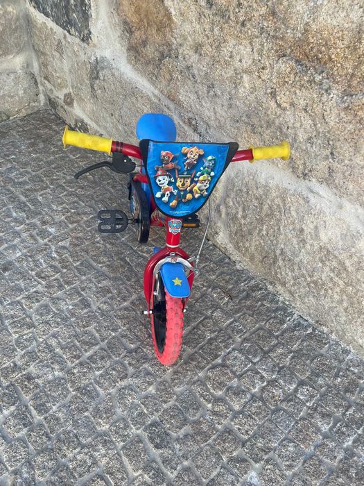 Bicicleta Infantil Patrulha Pata – Excelente Estado