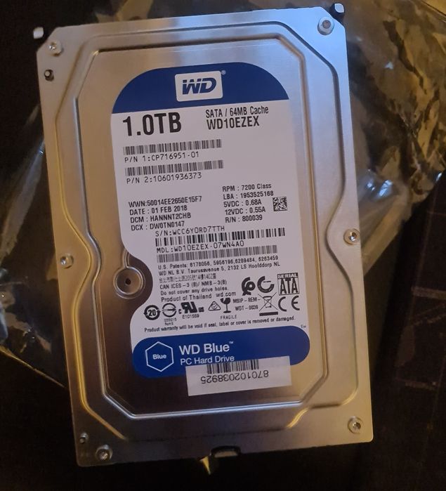 Жесткий диск Western Digital Blue 1TB