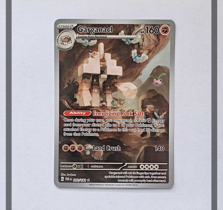 Garganacl 202/182 PAR Pokemon ENG-NM