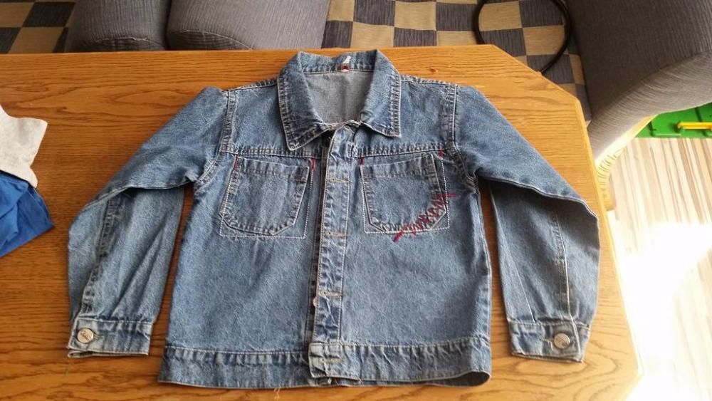 katana/kurtka jesień/wiosna 134, jeans. Stan idealny
