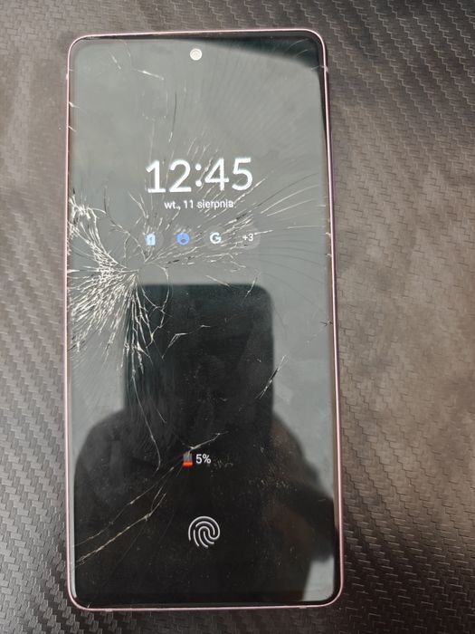 Samsung Galaxy S20 FE 128GB – zbity ekran (dotyk działa), sprawny / na części