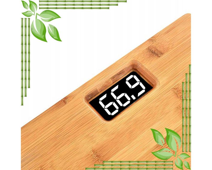 Waga Łazienkowa Elektroniczna Wyświetlacz LCD Termometr Max 180kg