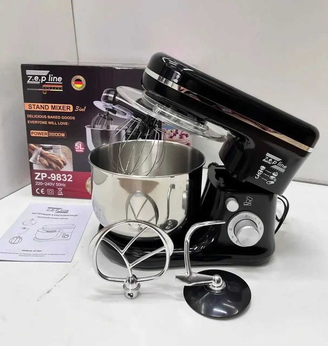 Тестомес Планетарный миксер ZP-9832 5 л. тістоміс планетарний міксер