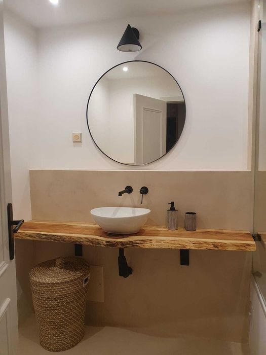 Mobiliário Artesanal em Madeira Maciça –Mesas de jantar,Bancadas-cozinha,casa de Banho.LER ANUNCIO SFF