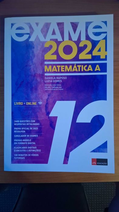 Manual Matemática A exame 2024