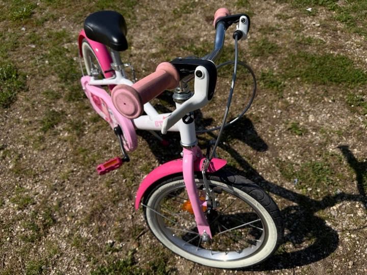 Bicicleta Criança 4,5-6 anos Decathlon 500 Doctor Girl B'TWIN roda 16"