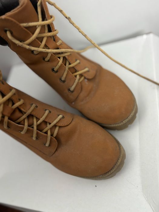 Buty zimowe na koturnie